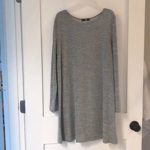 Grey long sleeve dress